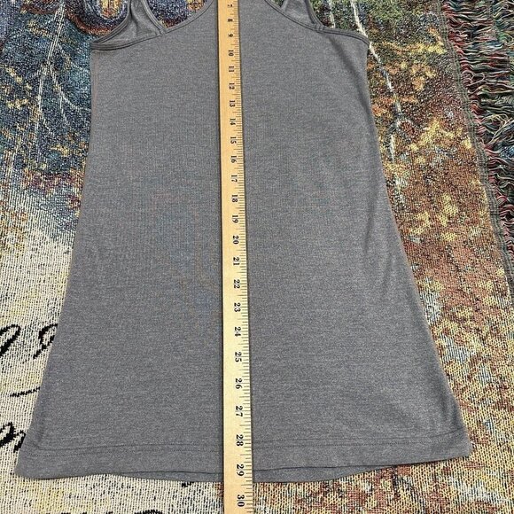 LULULEMON ATHLETICA Racerback Tank Top Gray Workout Gym Summer Women's Size S - Picture 6 of 6